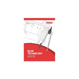 RAJZLAP MÜSZAKI A/4 HERLITZ 170GR 10DB/TÖMB