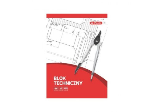 RAJZLAP MÜSZAKI A/4 HERLITZ 170GR 10DB/TÖMB