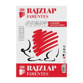 RAJZLAP A/4 FAMENTES SÜNI 20ÍV/CSG 120GR