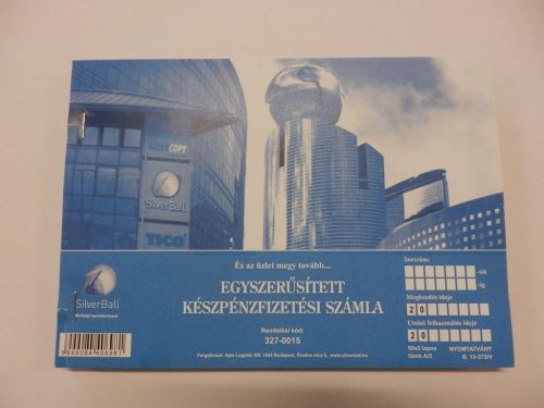 KP.SZÁMLA A/5 50X3. FEKVŐ