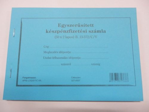 KP.SZÁMLA A/5 50X2 FEKVŐ