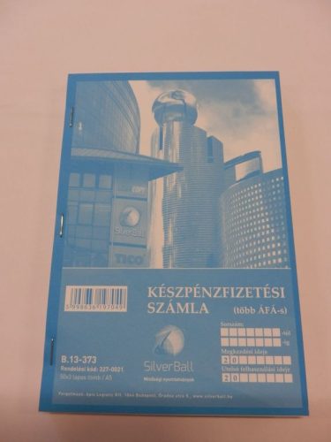 KP. SZÁMLA A/5 50X3: 2 ÁFÁS ÁLLÓ