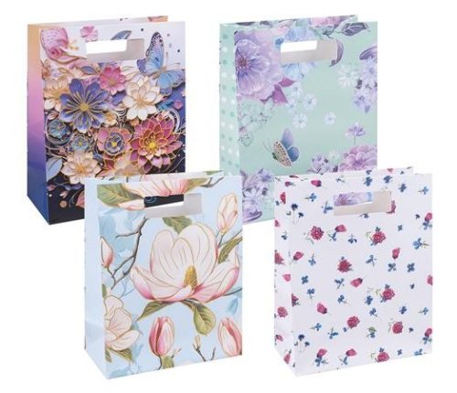 AJÁNDÉKTASAK DONAU 26X32,5X10 VEGYES MINTA