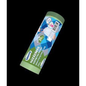 SZEMETESZSÁK GLOSSY 35L. HÚZÓZÁRAS 15 DB/CSG