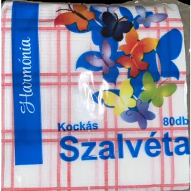 SZALVÉTA HARMÓNIA 1 RÉTEGŐ 80 DB-OS KOCKÁS