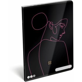 FÜZET A/4 LIZZY 87-32 KOCKÁS PINK LINE 23060972