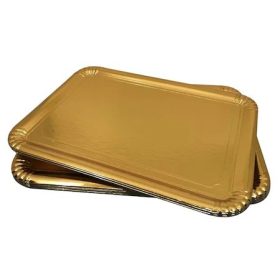 CUKRÁSZTÁLCA 190X275 ARANY 10DB/CSG