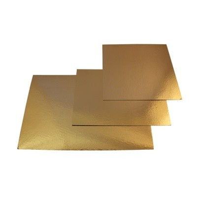 CUKRÁSZALÁTÉT 30X30CM 2,6MM ARANY 10DB/CSG