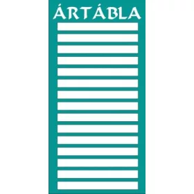 ÁRTÁBLA 15-REKESZES 101.103.105