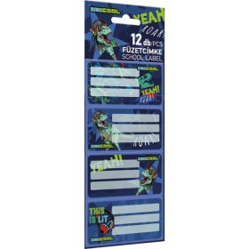 FÜZETCÍMKE LIZZY 2023 12 ÍV/CSG DINO ROAR