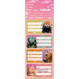 FÜZETCÍMKE NEBULO 12DB-OS VAD ÁLLATOK