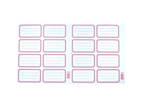 FÜZETCÍMKE school united 10db/ív