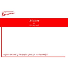 ÁTÍRÓTÖMB A/6 50X2 HUNGAROPRINT
