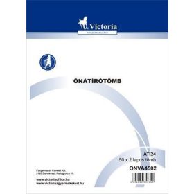 ÁTÍRÓTÖMB A/4 2X50 ÖNÁTÍRÓ VICTORIA