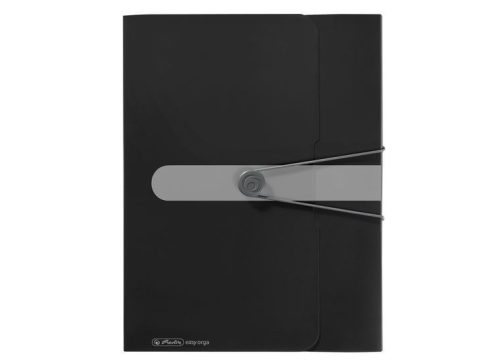 FÜZETBOX A/4 HERLITZ PP EASY ORGA TO GREEN FEKETE