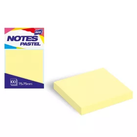 ÖNTAPADÓS JEGYZET MFP 75X75 PASZTELL SÁRGA 100 LAP