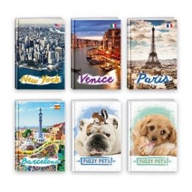 BEÍRÓ A/4 96L. KEMÉNYFEDELES MINTÁS STATOVAC KOCKÁS