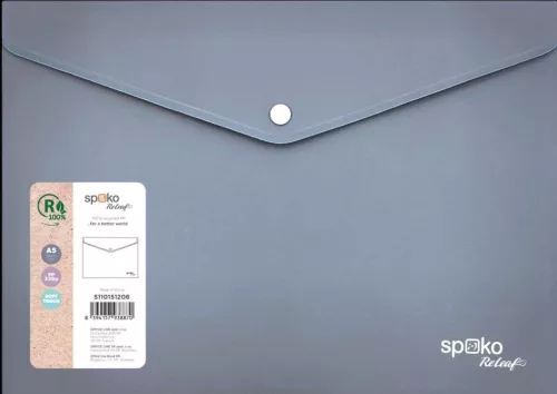 IRATTASAK SPOKO A/5  PATENTOS 24X17CM SZÜRKE