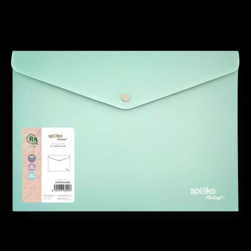 IRATTASAK A/4 PATENTOS SPOKO 33X23,5CM METÁL ZÖLD