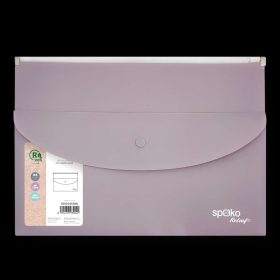 IRATTASAK A/4 PATENTOS SPOKO CIPZÁRRAL  33X23,5CM METÁL LILA