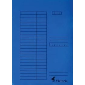 OKMÁNYTARTÓ A/4 SZÍNES VICTORIA KÉK