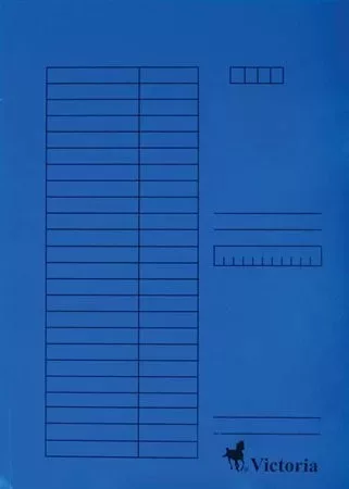 OKMÁNYTARTÓ A/4 SZÍNES VICTORIA KÉK