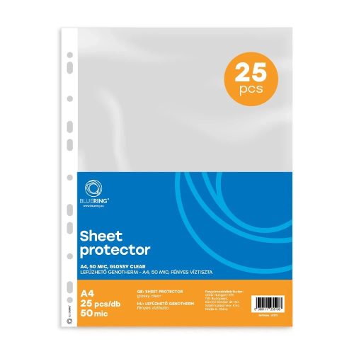 GENOTHERM LEFÜZHETŐ  A/4 50 MIC BLUERING 25DB/CSG VÍZTISZTA