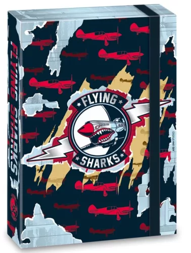 FÜZETBOX ARS UNA  A/4 FLYING SHARKS
