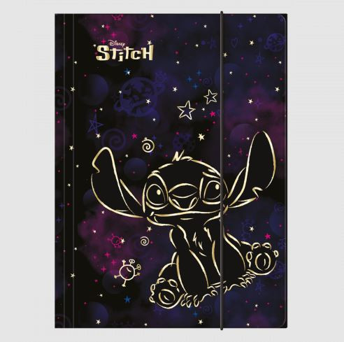 GUMIS MAPPA STITCH GOLD 2 A/4 KARTON COLORINO