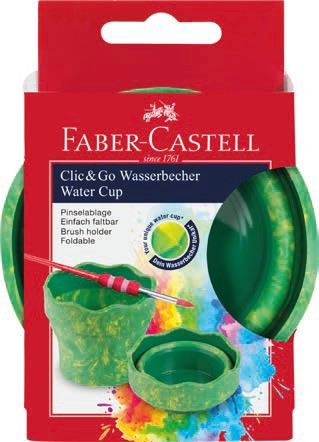 ECSETTÁL FABER-CASTELL MÁRVÁNY ZÖLD BŐVITHETŐ 18 15 28
