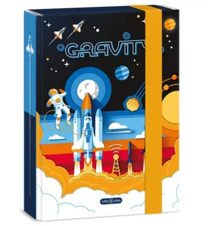 FÜZETBOX ARS UNA  A/4 GRAVITY