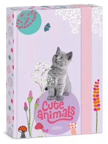 FÜZETBOX A/5 ARS UNA CUTE ANIMALS-KITTEN