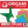ORIGAMI PAPÍR 20X20 20DB/CSG SÜNI ICO