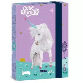 FÜZETBOX A/5 ARS UNA CUTE ANIMALS UNICORN