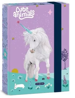FÜZETBOX A/5 ARS UNA CUTE ANIMALS UNICORN