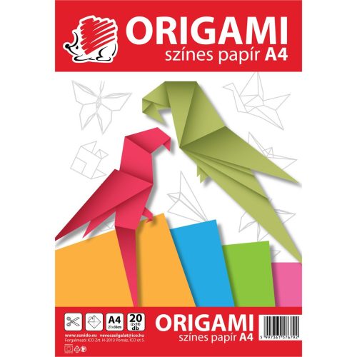ORIGAMI PAPÍR A/4 20 LAP SÜNI ICO