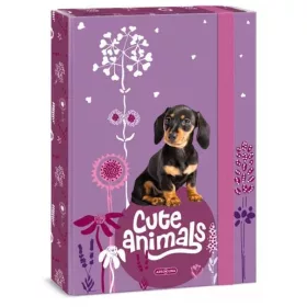 FÜZETBOX ARS UNA  A/4 CUTE ANIMALS DOGGIE