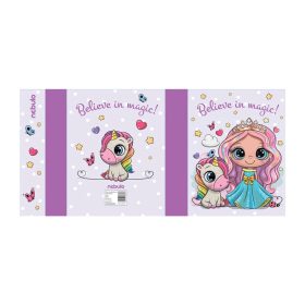 FÜZETBOX A/4 NEBULÓ HULLÁMKARTON KIRÁLYLÁNY&UNIKORNIS