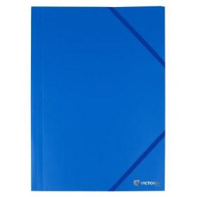 GUMISMAPPA A/4 MŰANYAG KÉK VICTORIA