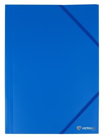 GUMISMAPPA A/4 MŰANYAG KÉK VICTORIA