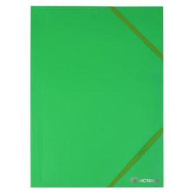 GUMISMAPPA A/4 MŰANYAG ZÖLD VICTORIA