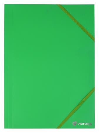 GUMISMAPPA A/4 MŰANYAG ZÖLD VICTORIA