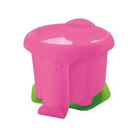 ECSETTÁL ELEFÁNT FORMA PELIKÁN RÓZSASZÍN