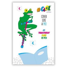 FÜZETBORITÓ COLL BY VICTORIA A/4 ÖNTAPADÓS VÍZTISZTA 10DB/CSG