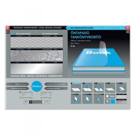 TANKÖNYVBORÍTÓ ÖNTAPADÓS GEOMETRIAI MINTÁS 50X33 10DB/CSG ARS UNA