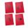 FÜZET PIGNA MONOCROMO RED A/4 TŰZÜTT38 LAPOS KOCKÁS