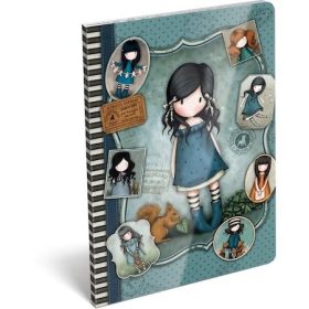 FÜZET A/4 LIZZY GORJUS KOCKÁS