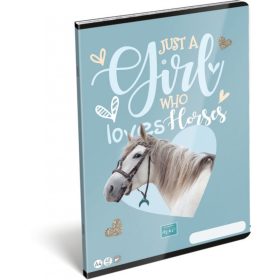 FÜZET A/4 LIZZY NÁNÁSIÉK 27-32 KOCKÁS MICI HORSES