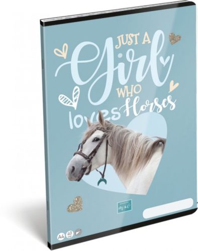 FÜZET A/4 LIZZY NÁNÁSIÉK 27-32 KOCKÁS MICI HORSES