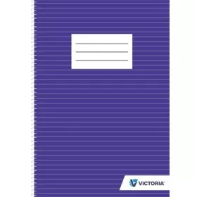 SPIRÁLFÜZET A/4 70L.VICTORIA VONALAS